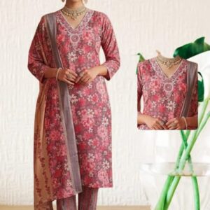 Pink Printed Kurti