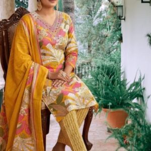 Yellow Kurti Set