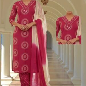 Pink Cotton Kurti